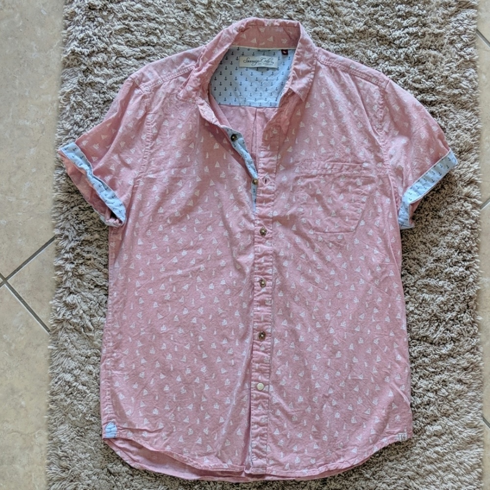 Men's Button Up Sovereign Code Nautical Shirt. - image 1